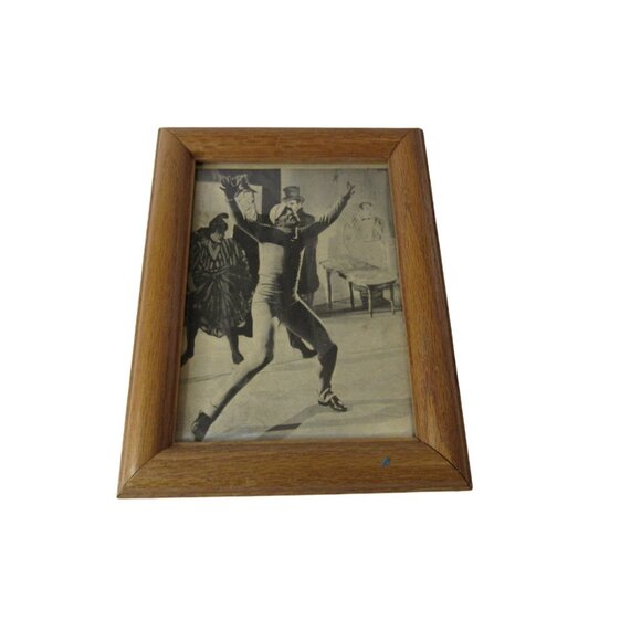 An American In Paris Wood Framed Ephemera Clip Picture of Gene Kelly 6.5" x 8.5" - Picture 1 of 3